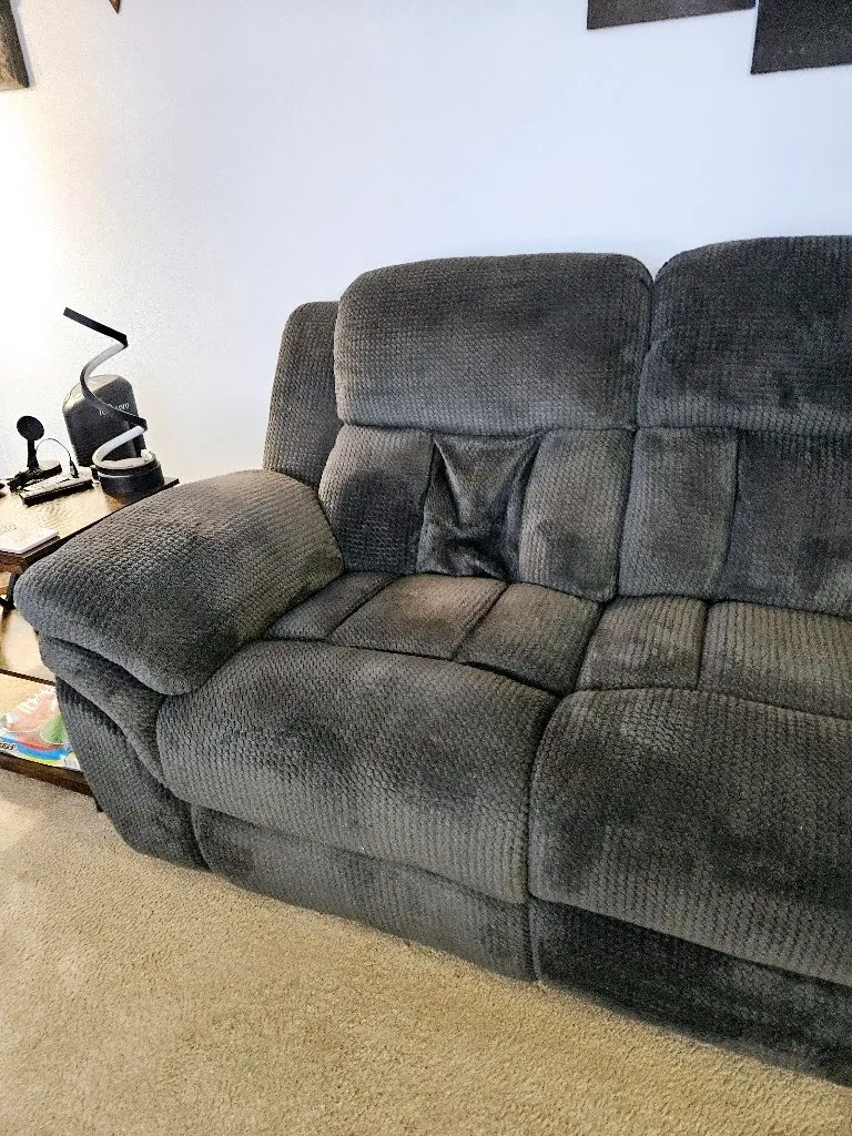 Sofa before restoration