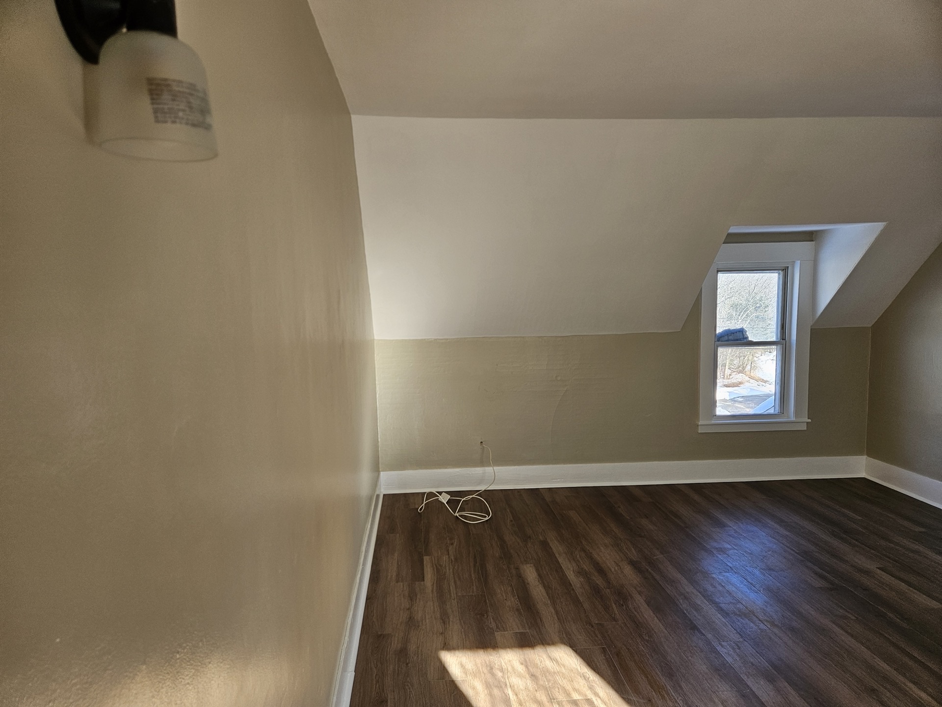 Interior painting project in progress