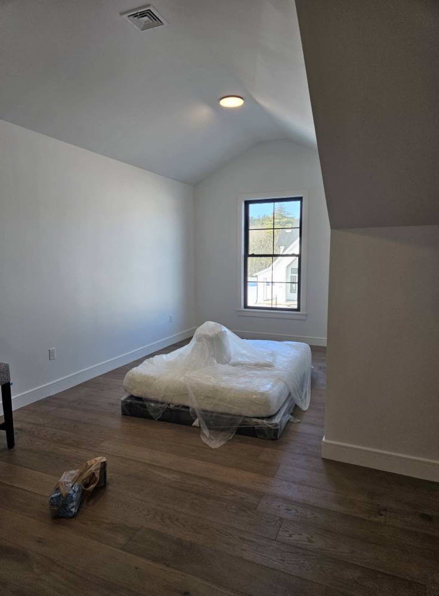 Freshly painted interior with modern finish